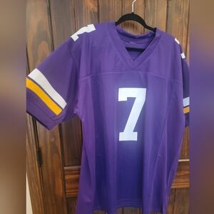 Case Keenum Purple And Gold Signed Jersey
